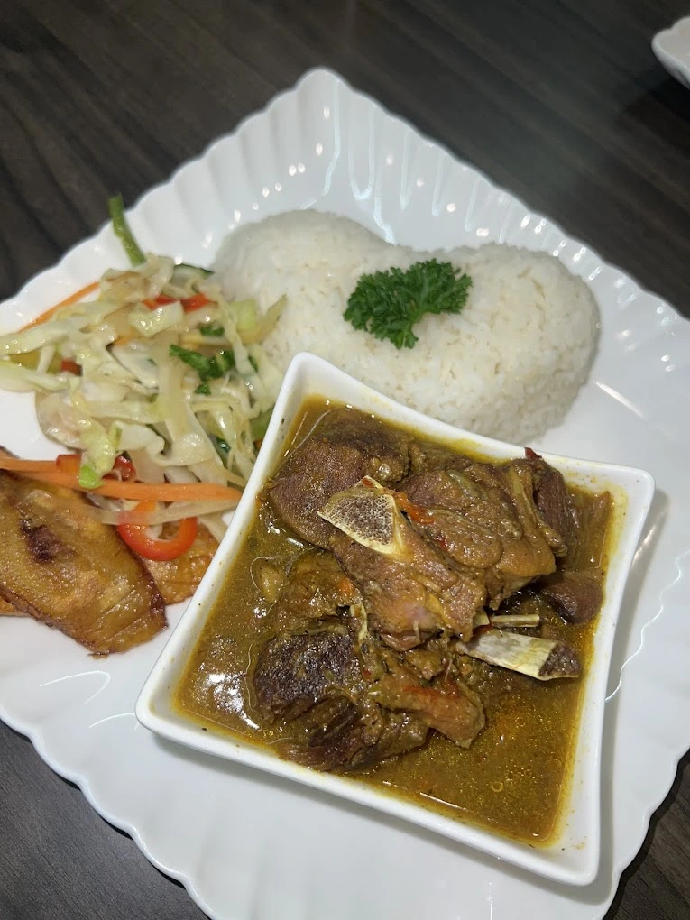 Best brown stew chicken in Edmonton, AB